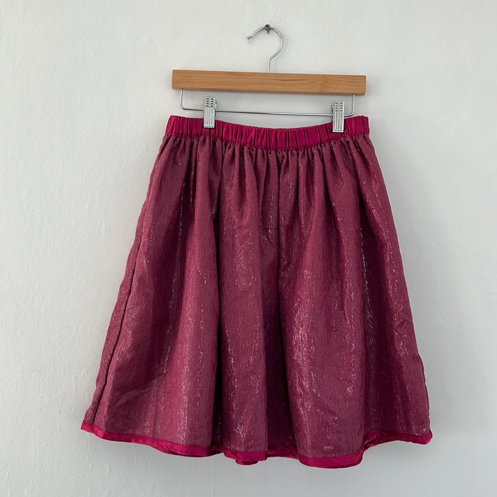 Hanna Andersson Pink Metallic Skirt